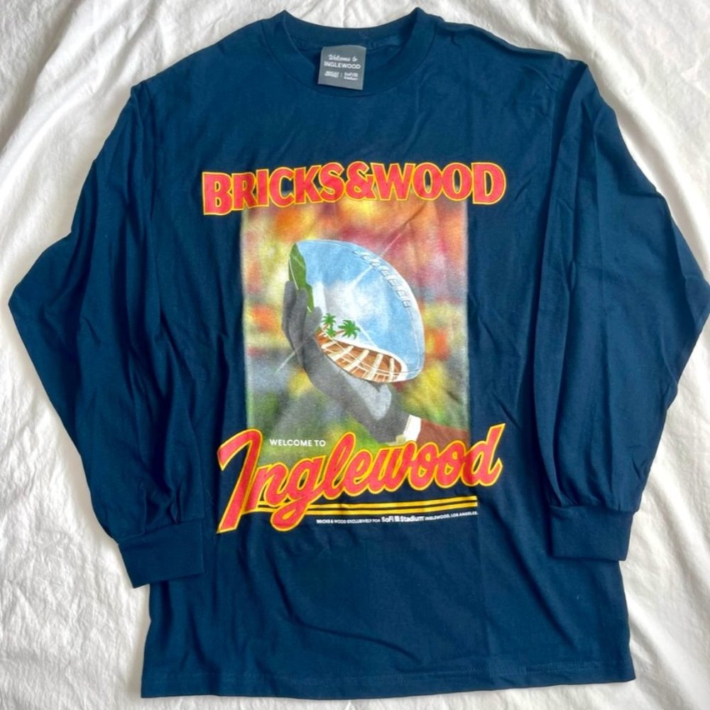 Bricks & Wood x SoFi Stadium Long Sleeve T-Shirt